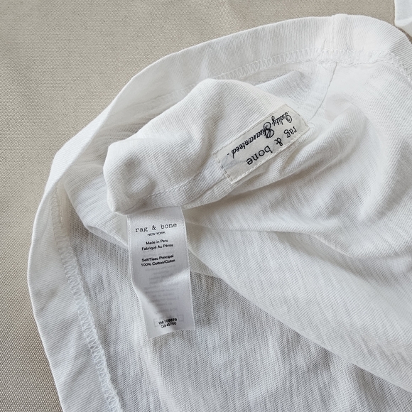 NWT rag & bone Cotton T-shirt - size XXL - Picture 4 of 6